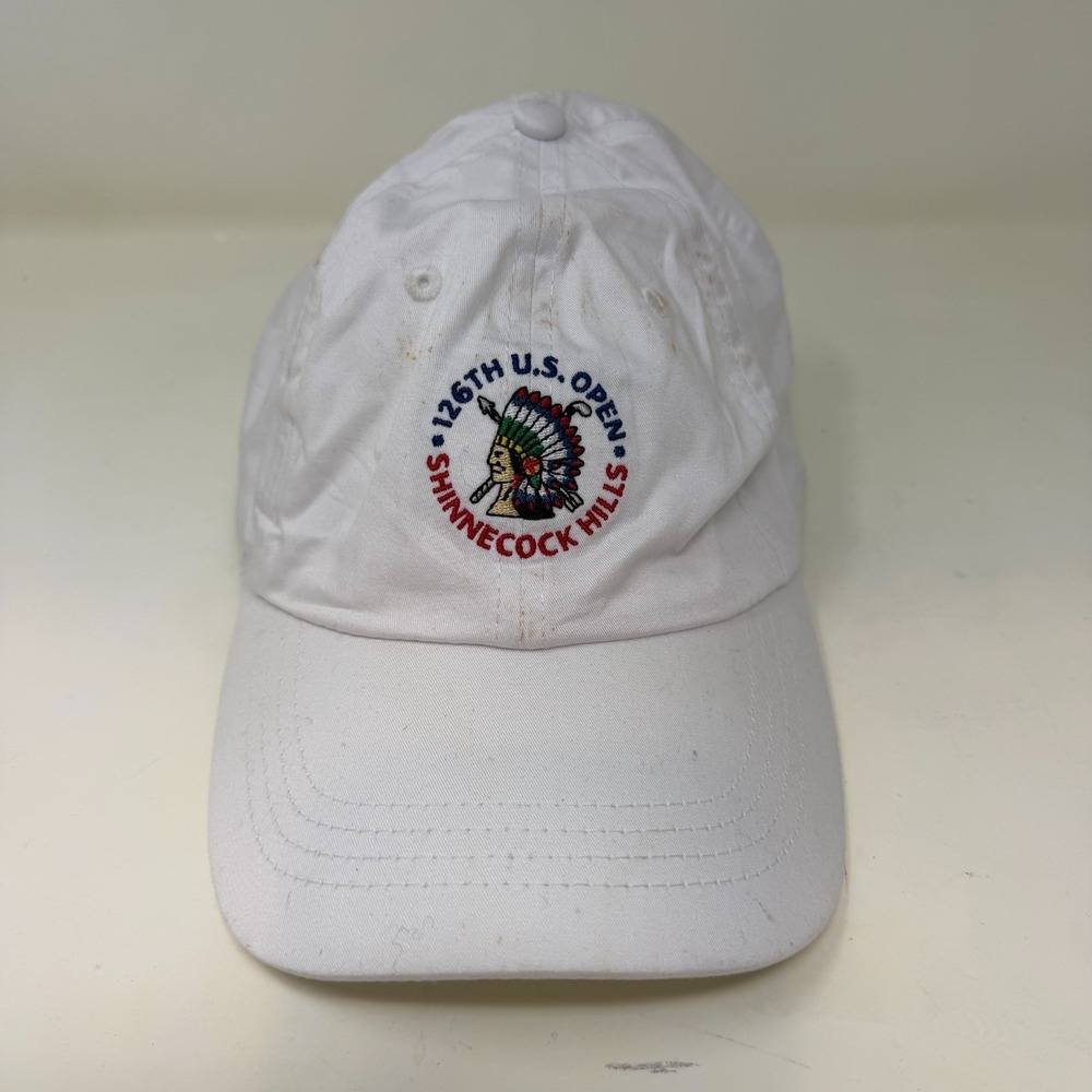 Peter Millar 126th US Open Shinnecock Hills USGA Member White Golf Hat Cap OSFA